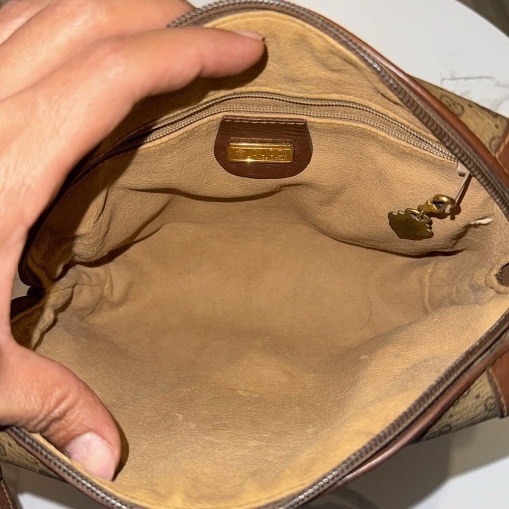 Gucci Micro GG Monogram Messenger Bag Vintage - Picture 9 of 12